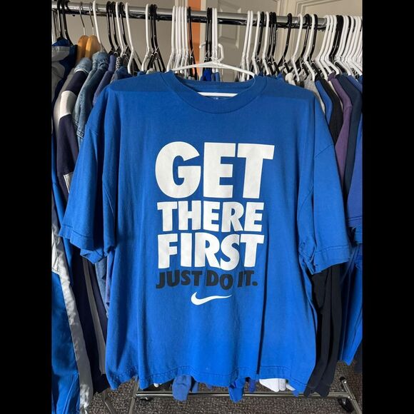Nike "Get there first, just do it" t-shirt - Picture 1 of 2